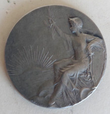 MEDAILLE En Argent Signé RASUMNY Silver Medal