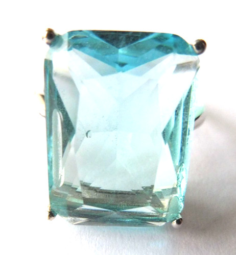 Bague aigue marine - bague, en