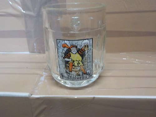 Chope verre ancienne - verre,