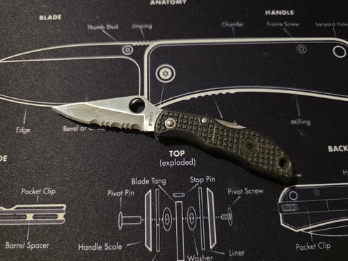 Spyderco lbk ladybug folding - lbk,