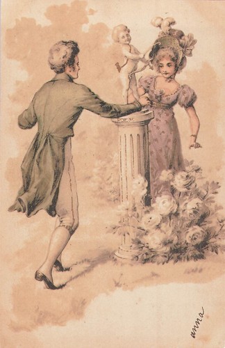 Illustree couple elegant - cp,