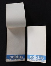 ADIDAS carnet note publicitaire vintage 1970 dans son étui