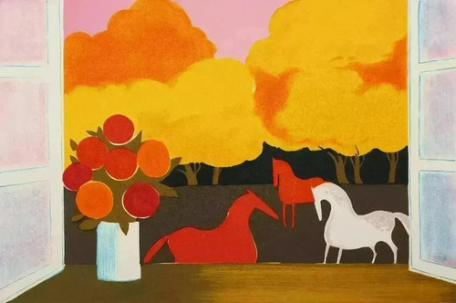 Serge lassus chevaux en - :,