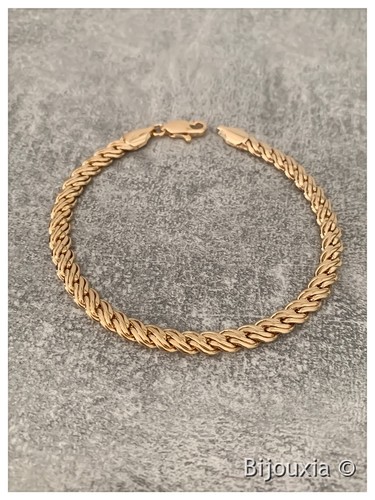 Bracelet maille palmier - bracelet,