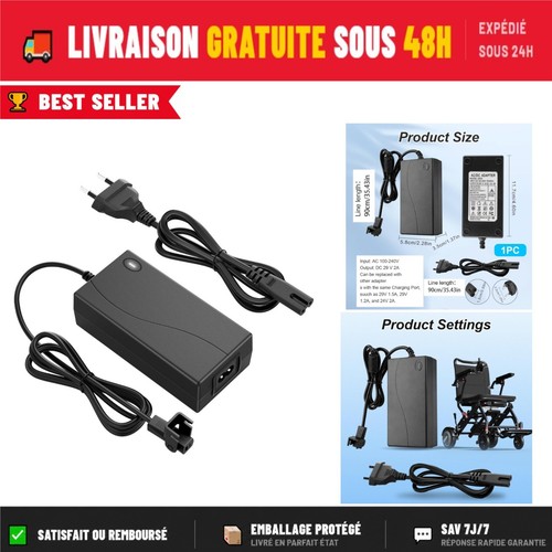 Adaptateur 29v pour - 29v, 2a