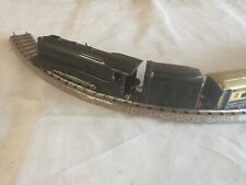 JOUEF CIRCUIT VINTAGE RAILS TÔLE + LOCO MÉCANIQUE + DEUX VOITURES  +++