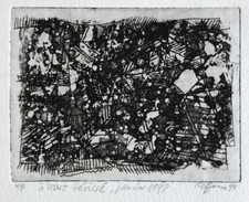 Hans Hermann Steffens — eau-forte signée en bas à droite & numérotée 4/4 — 1994.