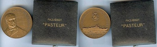 Médaille table paquebot - médaille,