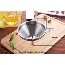 Entonnoir en acier inoxydable