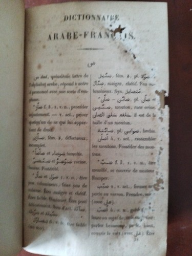 Dictionnaire arabe français - dictionnaire, arabe-français