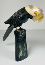 Perroquet pierre sculptée