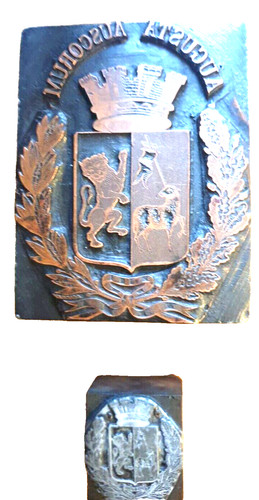 Matrice imprimerie blason de - imprimerie,
