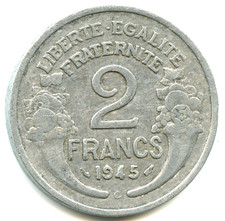 2 francs Morlon aluminium 1945 C n°200