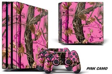Peau Decal Emballage Pour PS4 PRO PLAYSTATION 4 Console + Manette Stickers Rose