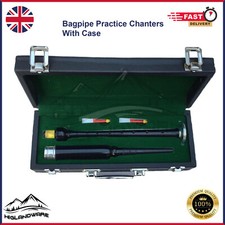 Écossais Highland Pratique Chanters Cornemuse Apprentissage Avec Coque Gratuit