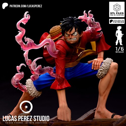Figurine luffy one - one, piece