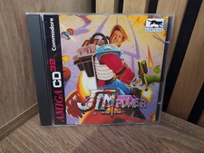 Jim Power Amiga CD32 inédit! Repro Boitier et disque Commodore Amiga CD 32