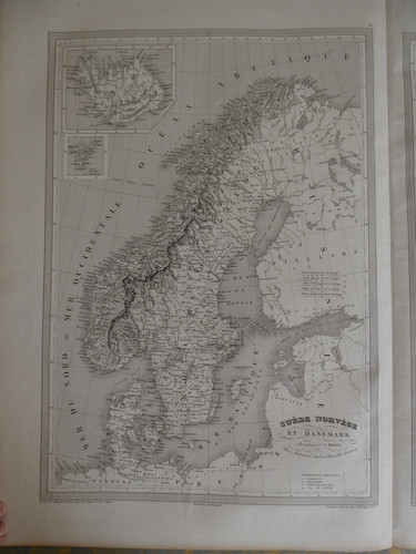 Carte issue atlas geographie