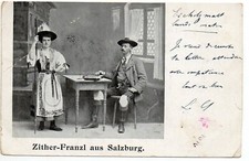 AUTRICHE - Austria - Österreich - Old Postcard  SALZBOURG Salzburg Zither-franzl