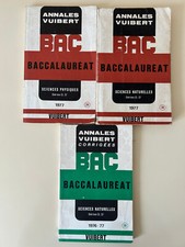 ANNALES VUIBERT BAC BACCALAUREAT SCIENCES PHYSIQUES SCIENCES NATURELLES 1977