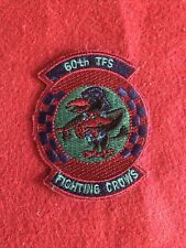 VIETNAM  US AIR FORCE  PACTH 60TH TACTICAL FIGHTER SQUADRON FIGHTING CROWS