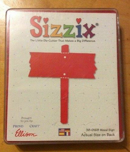Sizzix large red wood - large, die