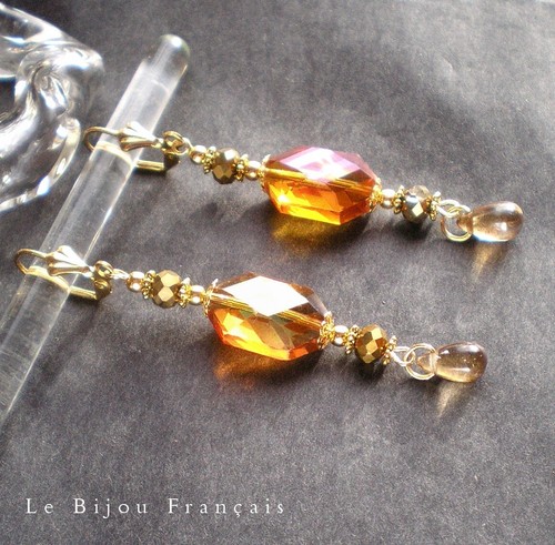 Cristal bohême boucles - cristal,