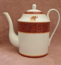 Cafetière en Porcelaine De Limoges jacques pergay African. Dreams