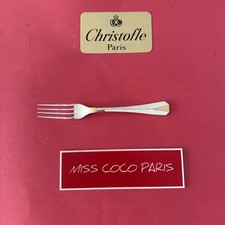 FOUR TABLE CHRISTOFLE FR  ATLANTIDE DORE 20,5 C METAL ARGENTE TRÈS BEL ÉTAT