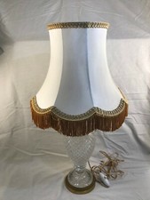 Lampe Empire vase cristal