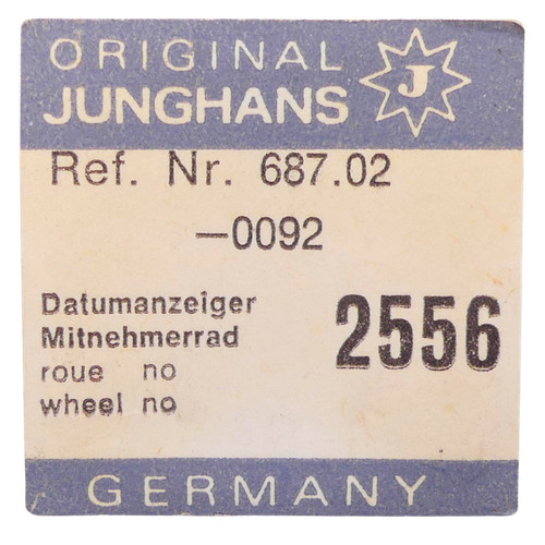 Junghans 687 2556 roue - junghans, 687.02