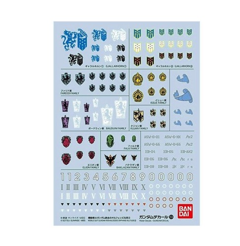Gunpla decal mobile - mobile, suit