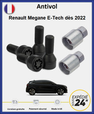 Ecrous antivol de roues Renault Megane E-Tech 2022-2025 (4 écours + 2 douilles)