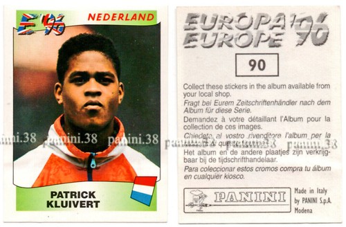 Sticker patrick kluivert euro - sticker,
