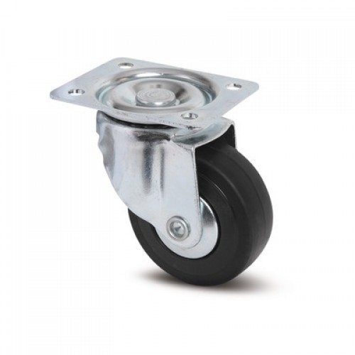 Roulette pivotante sur - , platine