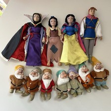 Lot disney blanche neige et les 7 nains prince sorcière porcelaine