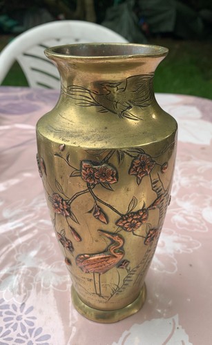 Vase ancien bronze - , japon