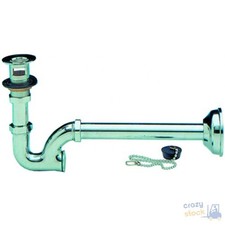 Siphon Chromé Pour Lavabo À