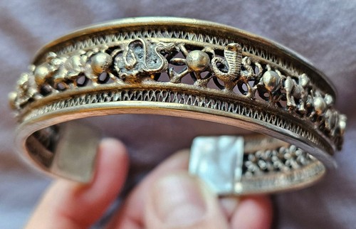 Bracelet manchette métal - manchette, en