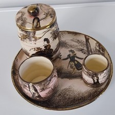 Ancien Service à Tabac de Table made in Belgique