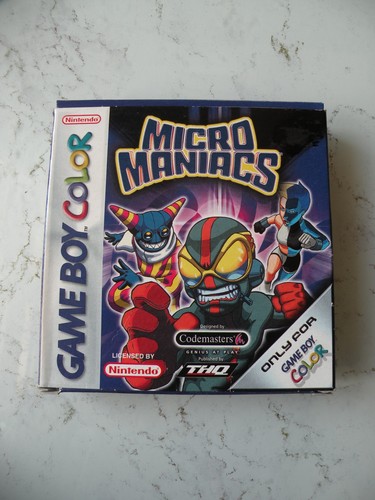 Jeu micro maniacs - maniacs, nintendo