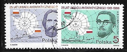 Pologne 1986 yvert 2843 - yvert, 2843/44