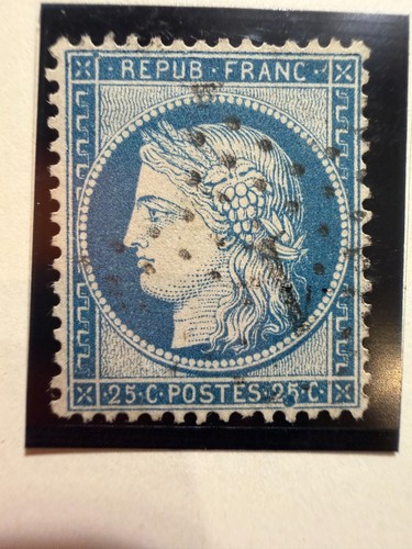 Timbre 20c bleu - n°60,