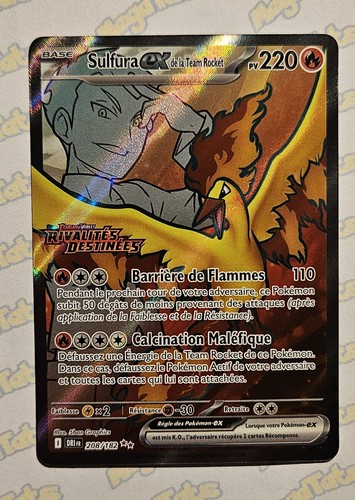 Carte pokémon sulfura de - pokémon,