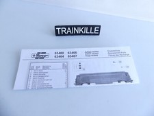 63460 / 63464 / 63466 / 63467 ROCO NOTICE POUR LOCOMOTIVE TYPE A1A AA1A 68000