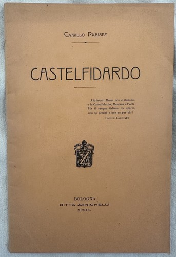 Castelfidardo camillo pariset - castelfidardo,