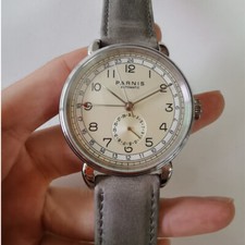 Parnis 42mm GMT Silver Case