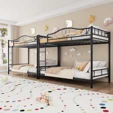 Metal bunk bed - bunk, twin