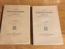 Lecons d'Electrotechnique Générale - 2 Tomes - Jean Fallou - Gauthier-Villars