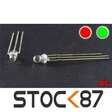 707/10# LED bicouleur rouge